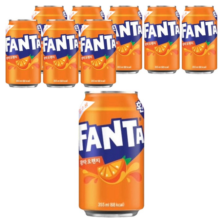 환타 오렌지 업소용, 355ml, 9개