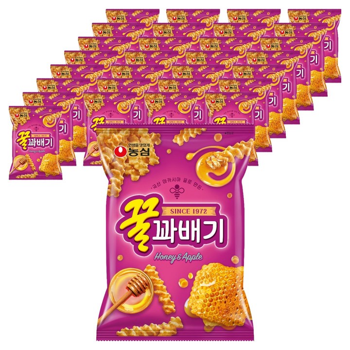 꿀꽈배기 농심, 90g, 30개