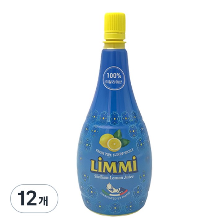 림미 레몬주스, 200ml, 12개