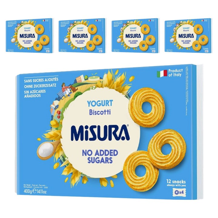 미주라 무가당 요거트 비스켓, 400g, 5개