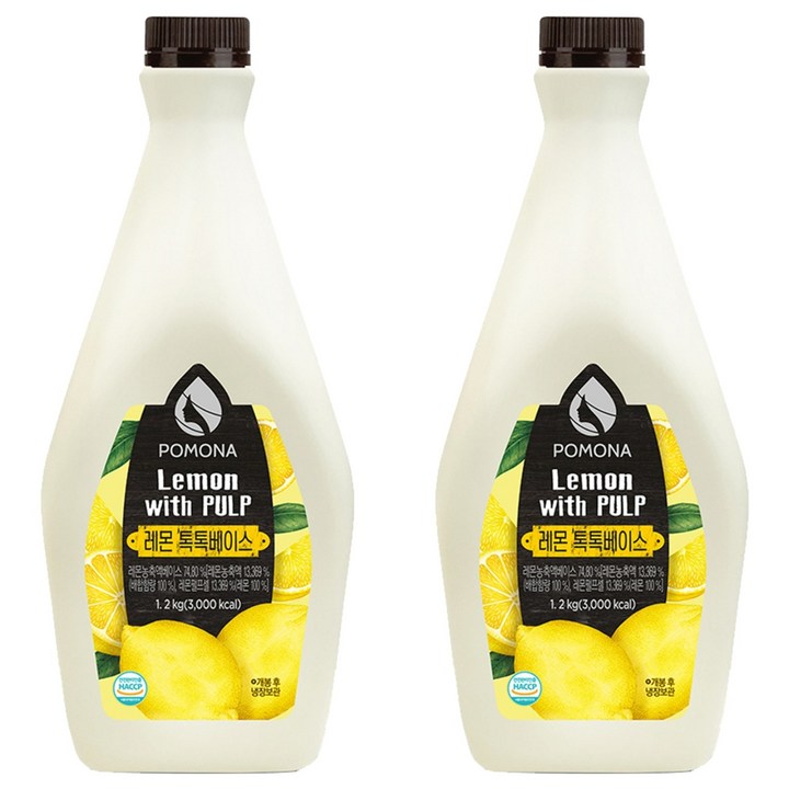 포모나 레몬 톡톡 베이스, 1.2kg, 2개