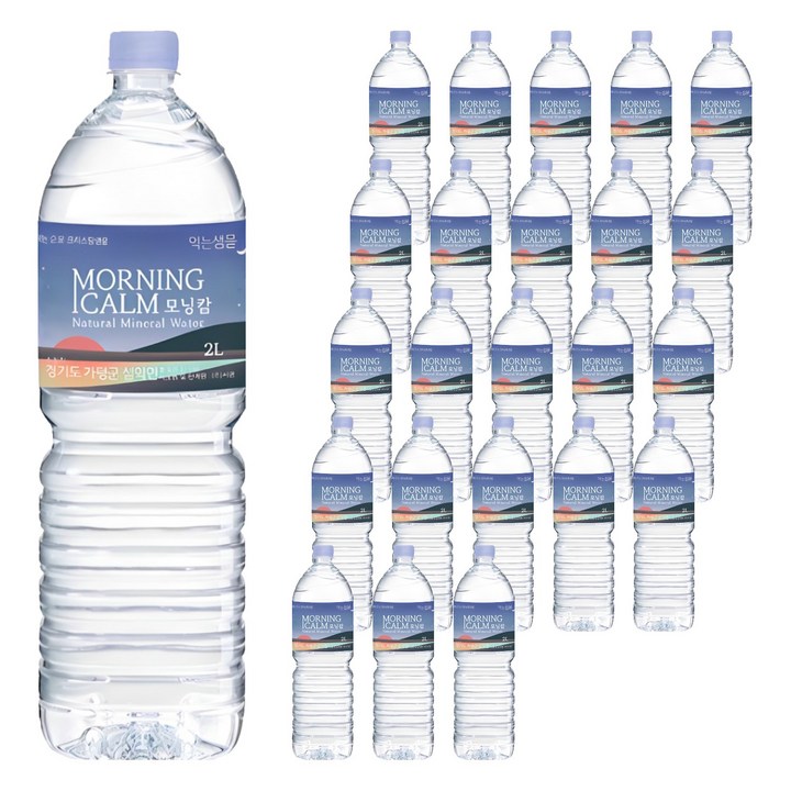 모닝캄 생수, 2L, 24개