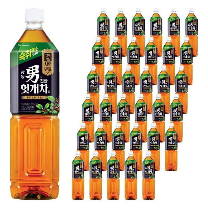 광동 진한 헛개차, 1.5L, 36개