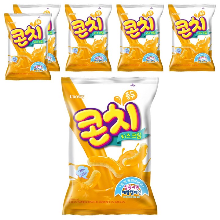 콘치 치즈크림, 110g, 6개