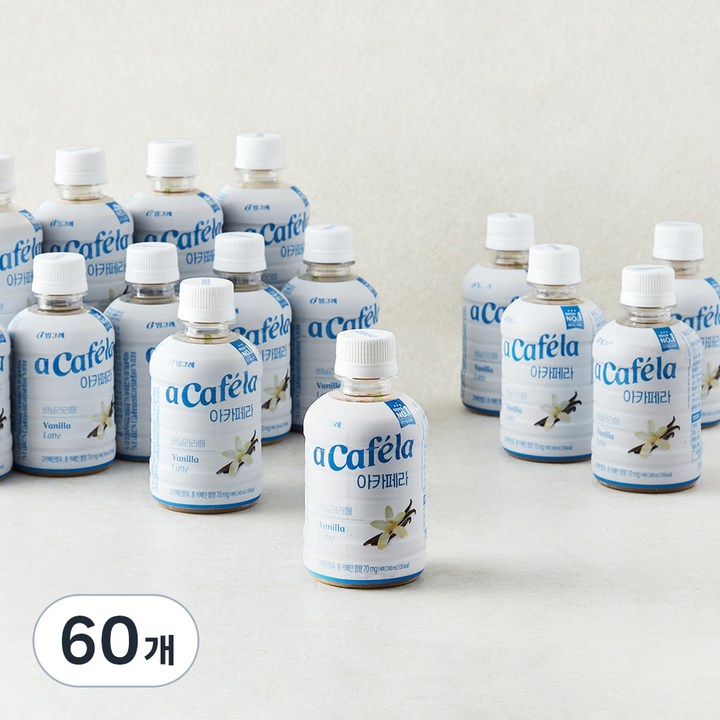 아카페라 바닐라라떼, 240ml, 60개