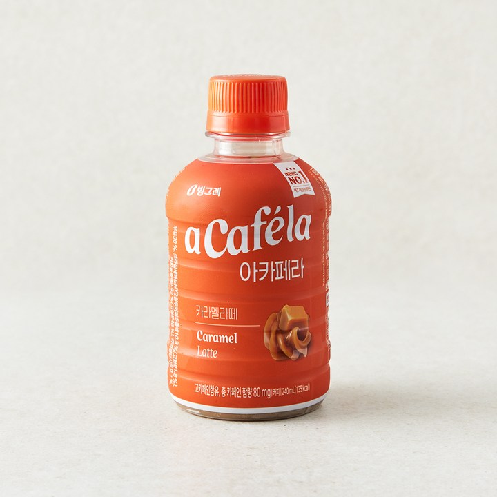 아카페라 카라멜라떼, 240ml, 1개