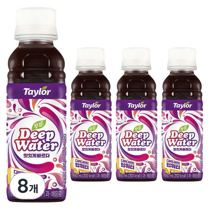테일러 푸룬 딥워터, 180ml, 8개
