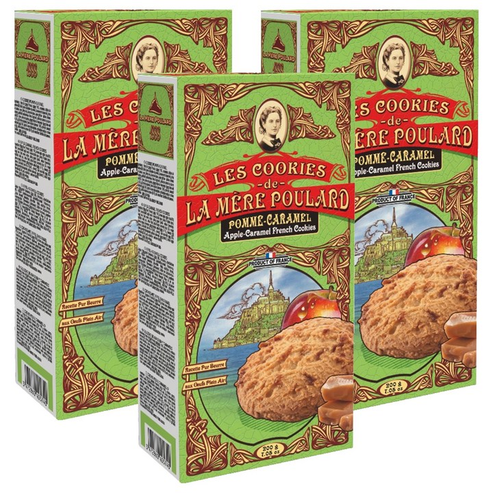 라메르폴라르 애플 카라멜 쿠키, 200g, 3개