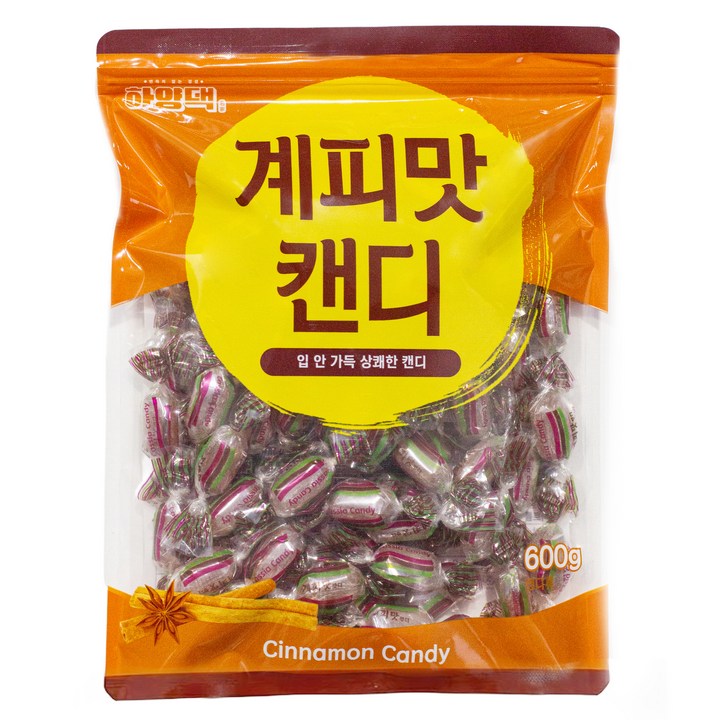 하양댁 계피맛 진한 사탕, 600g, 1개