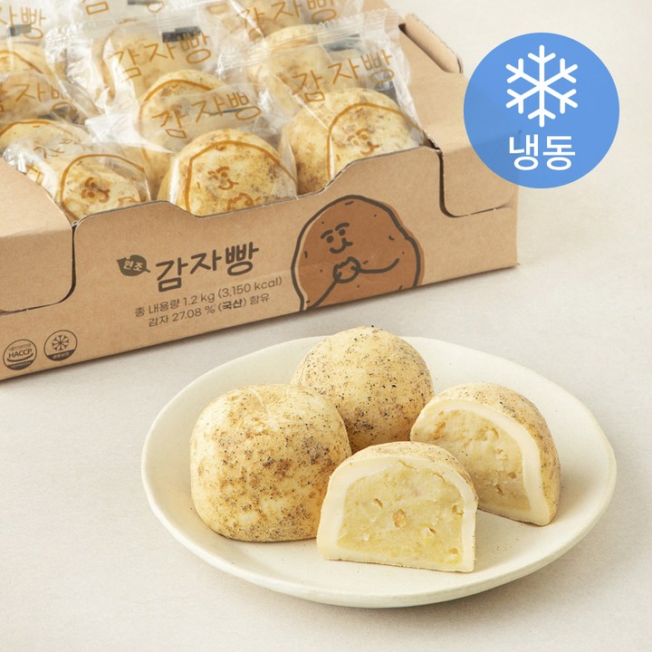 감자밭 감자빵 오리지널 냉동, 120g, 10개입, 1개