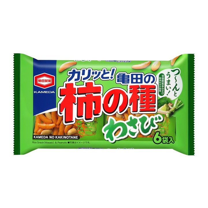 카메다 카키노타네 와사비 스낵, 164g, 1개