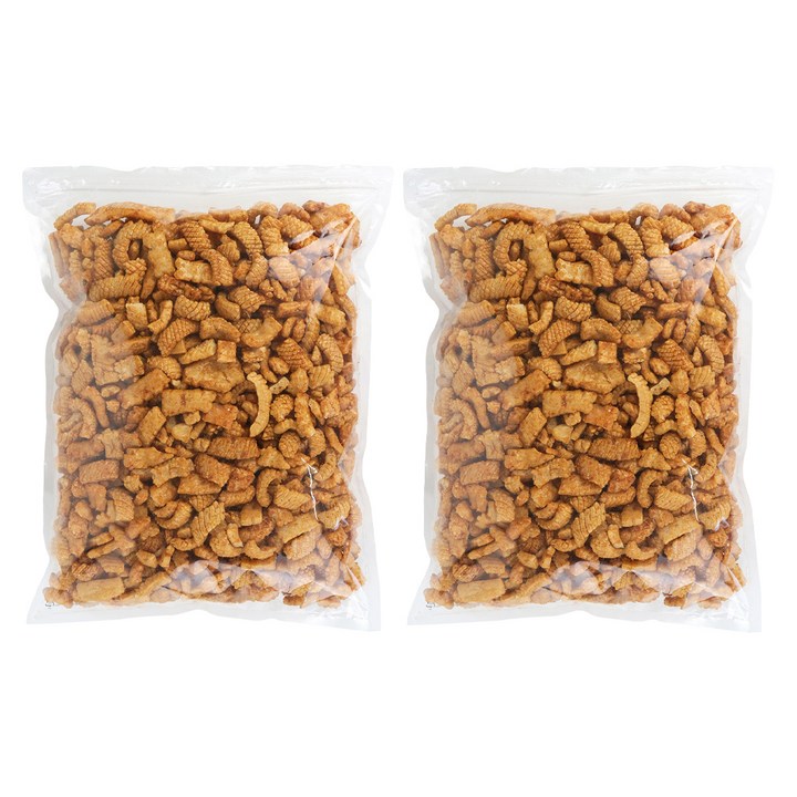 우리가스토리 오징어 맛칩 과자, 700g, 2개