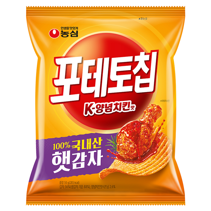 포테토칩 K 양념치킨맛, 1개, 50g