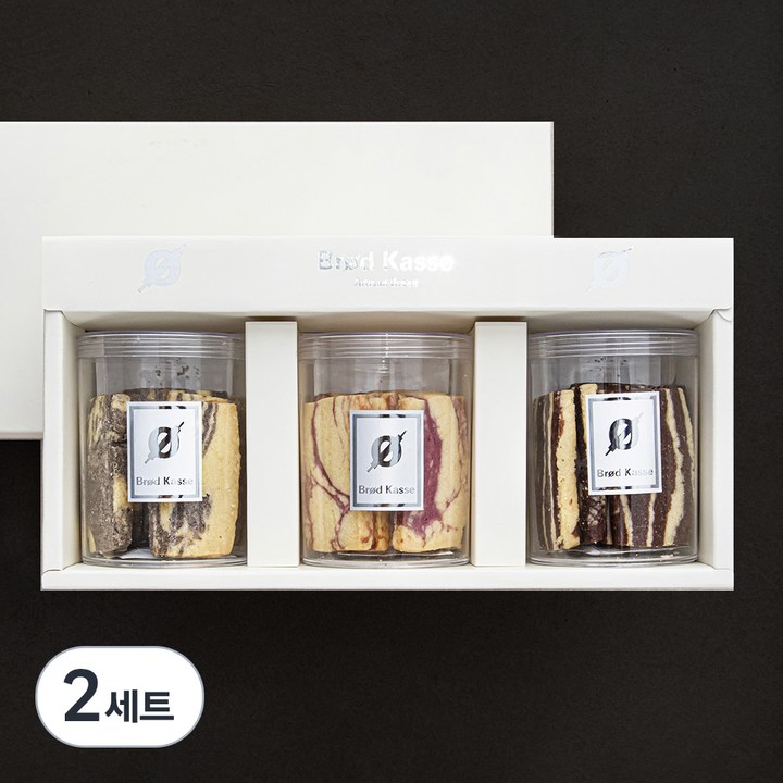 브로드카세 사브레 마블쿠키, 100g, 3개입, 2세트