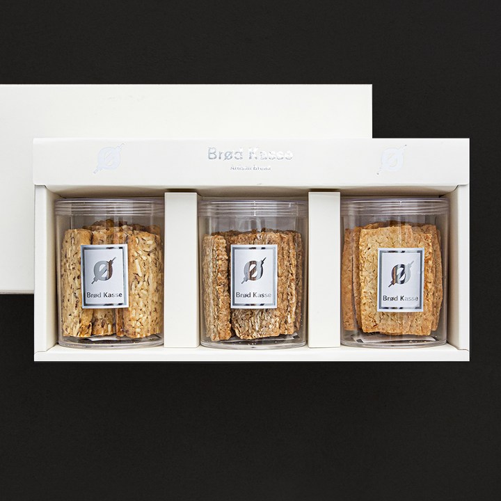 브로드카세 고소한 쿠키, 100g, 3개입, 1세트