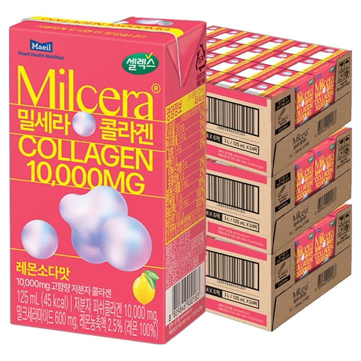 셀렉스 밀세라 콜라겐 10000, 125ml, 72개