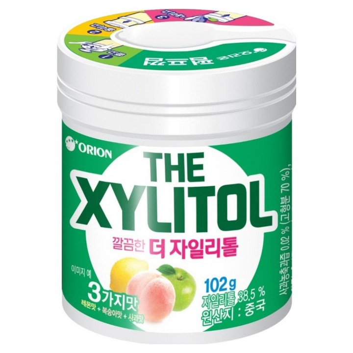 오리온 깔끔한 더 자일리톨, 102g, 1개
