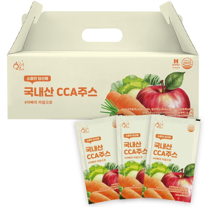 황금이네 국내산 CCA주스, 100ml, 30개