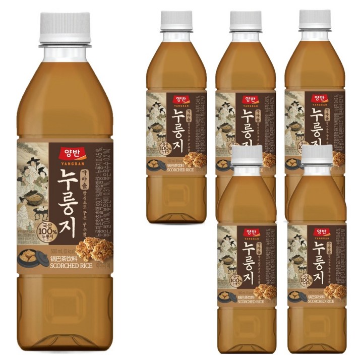 양반 누룽지, 6개, 500ml