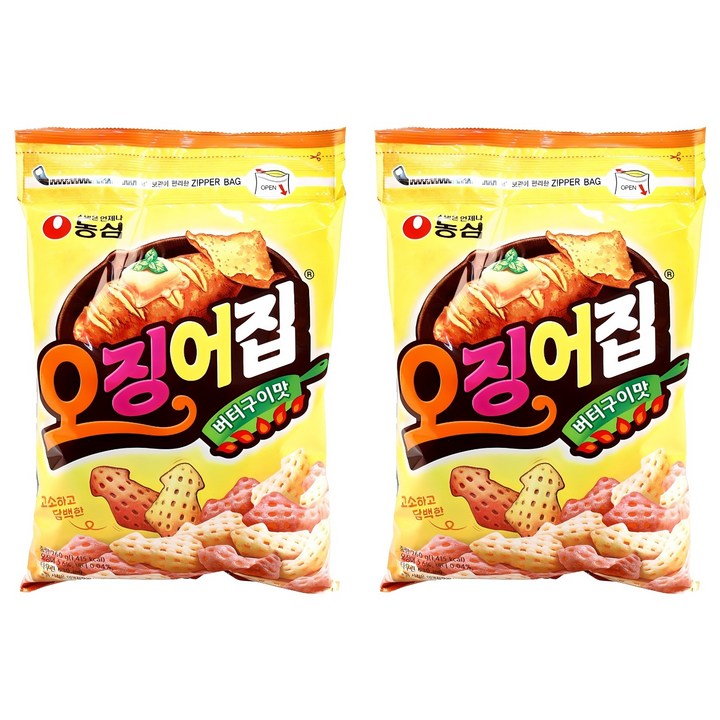 오징어집 지퍼백, 260g, 2개