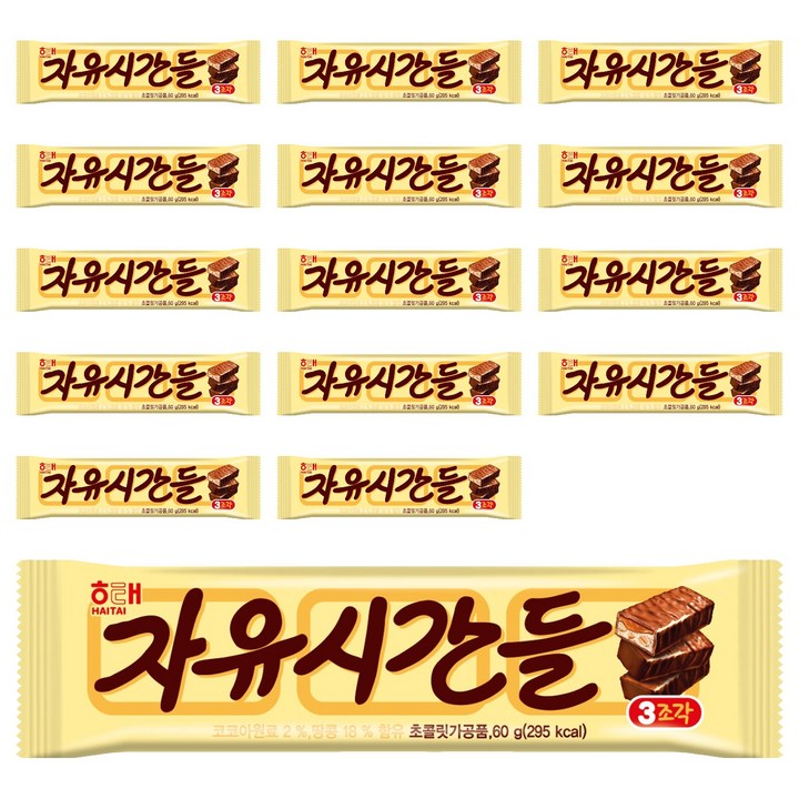 자유시간 들 초코바, 60g, 15개