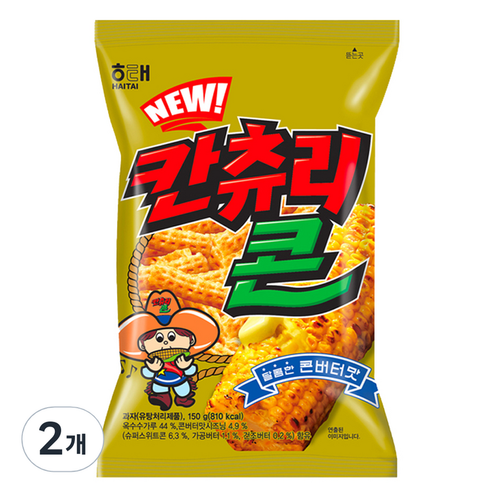 해태제과 NEW 칸츄리콘, 150g, 2개