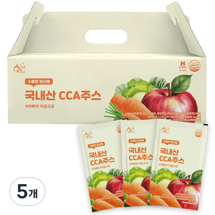황금이네 국내산 CCA주스, 100ml, 150개