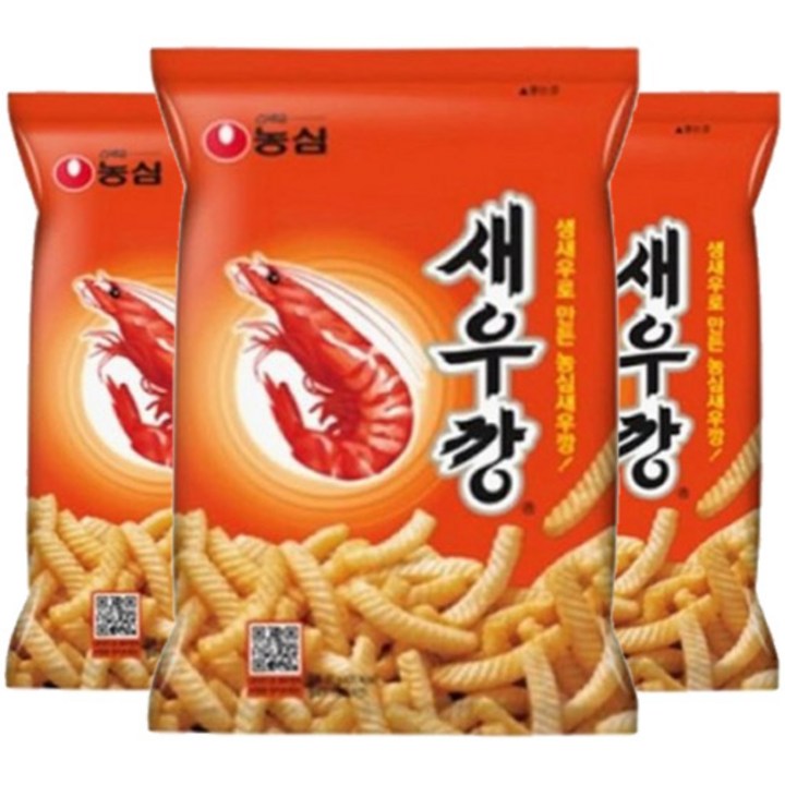 새우깡, 180g, 3개
