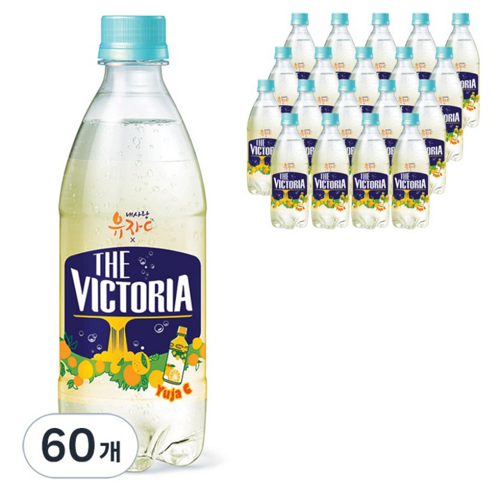 웅진빅토리아 내사랑유자C 탄산음료, 500ml, 60개