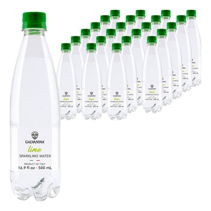 갈바니나 스파클링 워터 라임, 24개, 500ml