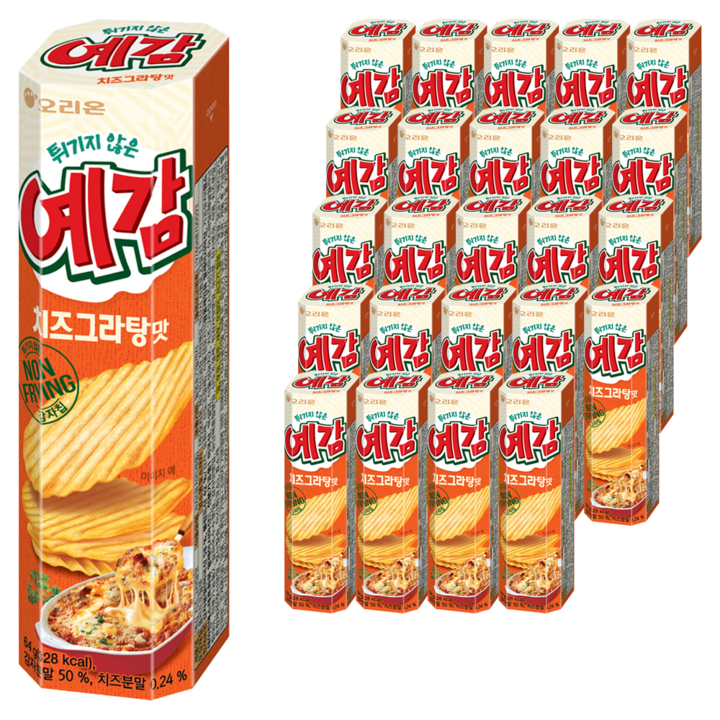 오리온 예감 치즈그라탕, 64g, 25개