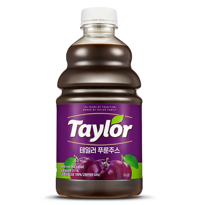 테일러 푸룬 주스, 946ml, 1개