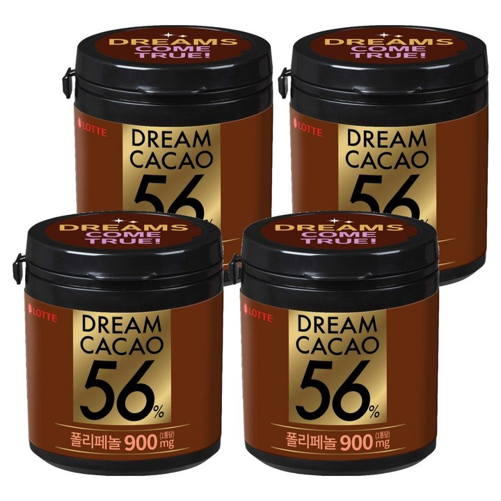 롯데웰푸드 드림카카오 56%, 86g, 4개