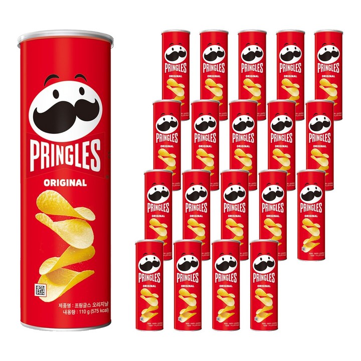 프링글스 오리지날, 110g, 20개