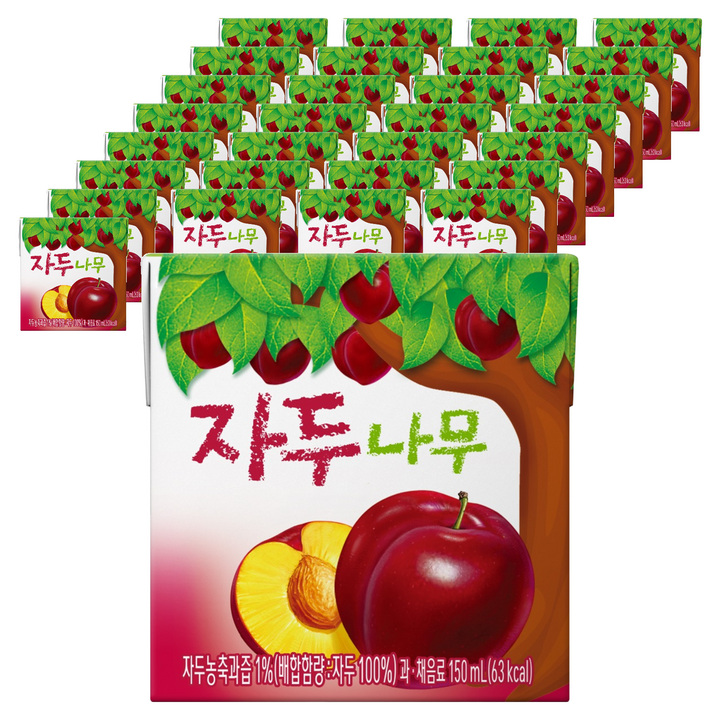 서울우유 자두나무 과일주스, 150ml, 144개