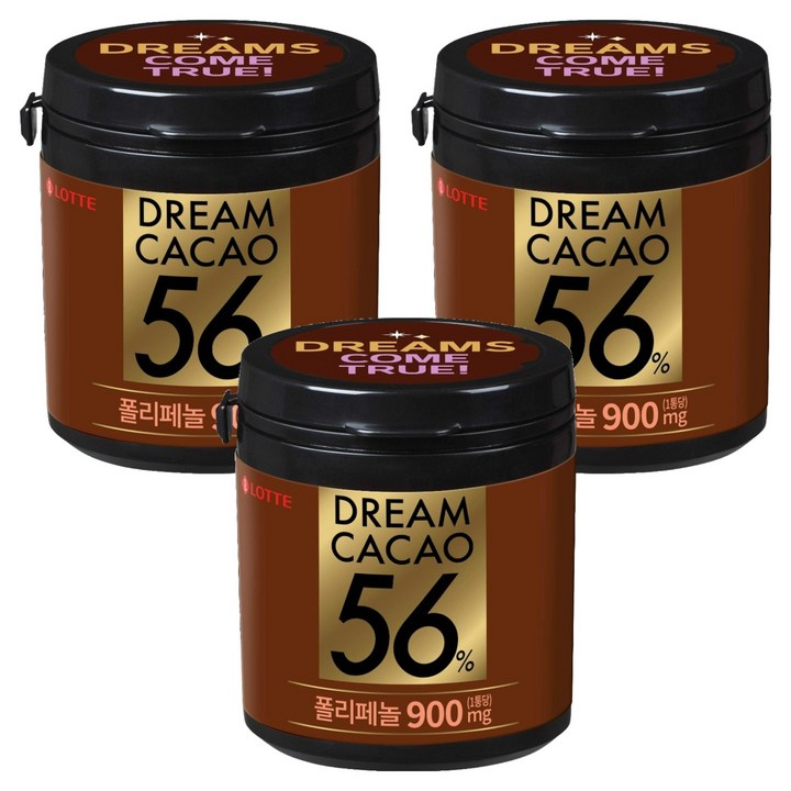 롯데웰푸드 드림카카오 56%, 86g, 3개