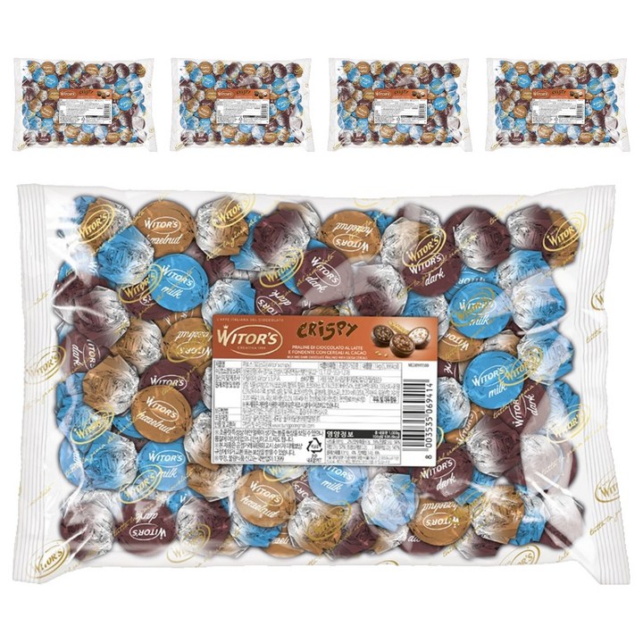 위토스 크리스피 초콜릿 믹스, 1kg, 5개