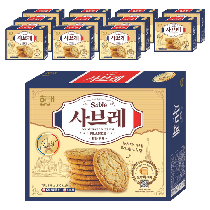 해태제과 사브레, 252g, 12개