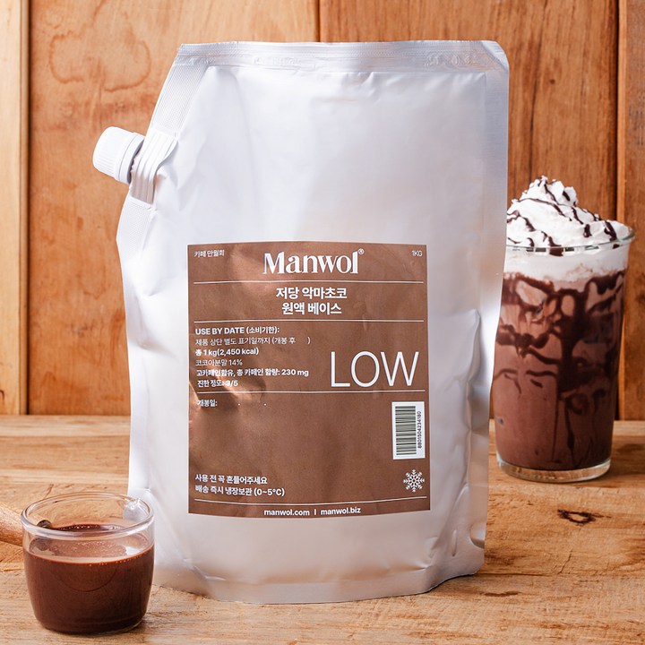 만월회 저당 악마초코 원액 베이스, 1kg, 1개
