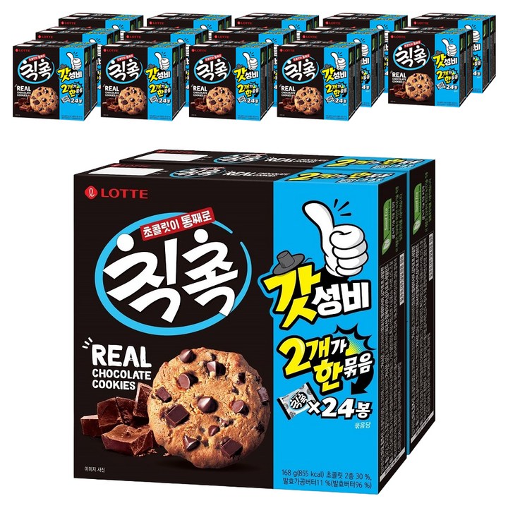 롯데웰푸드 칙촉, 168g, 30개