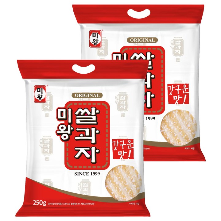 미왕 쌀과자, 250g, 24개