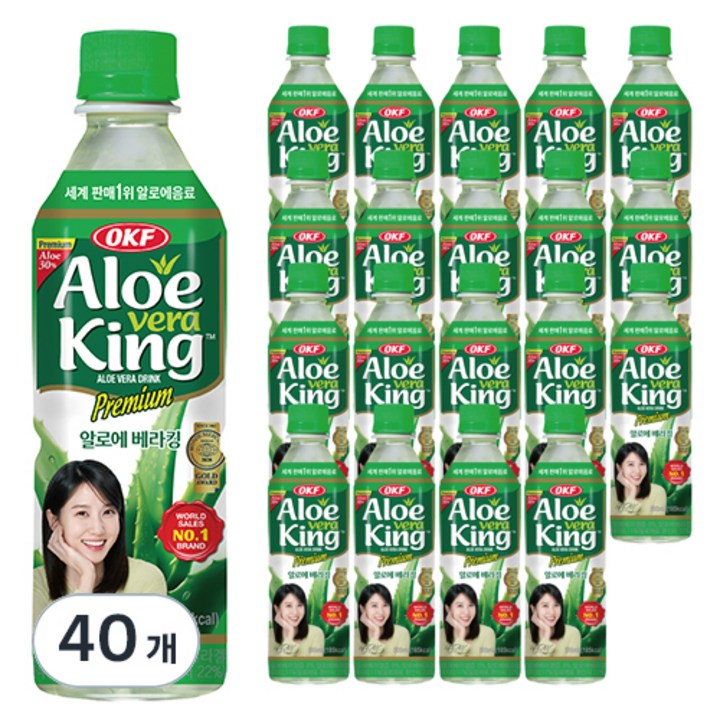 알로에베라킹 음료, 500ml, 40개