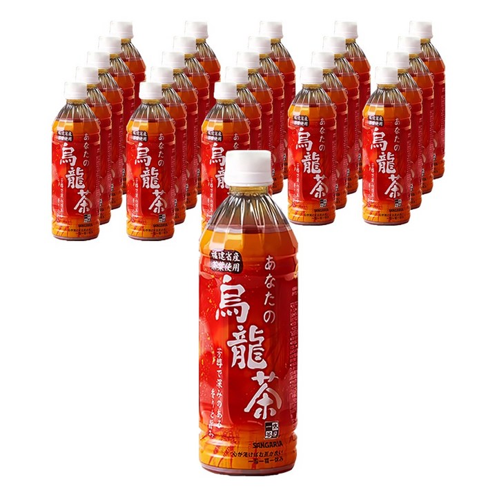 산가리아 당신의 우롱차, 500ml, 24개