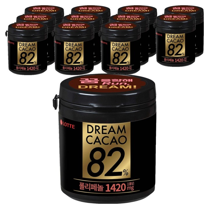 롯데웰푸드 드림카카오 82%, 86g, 12개
