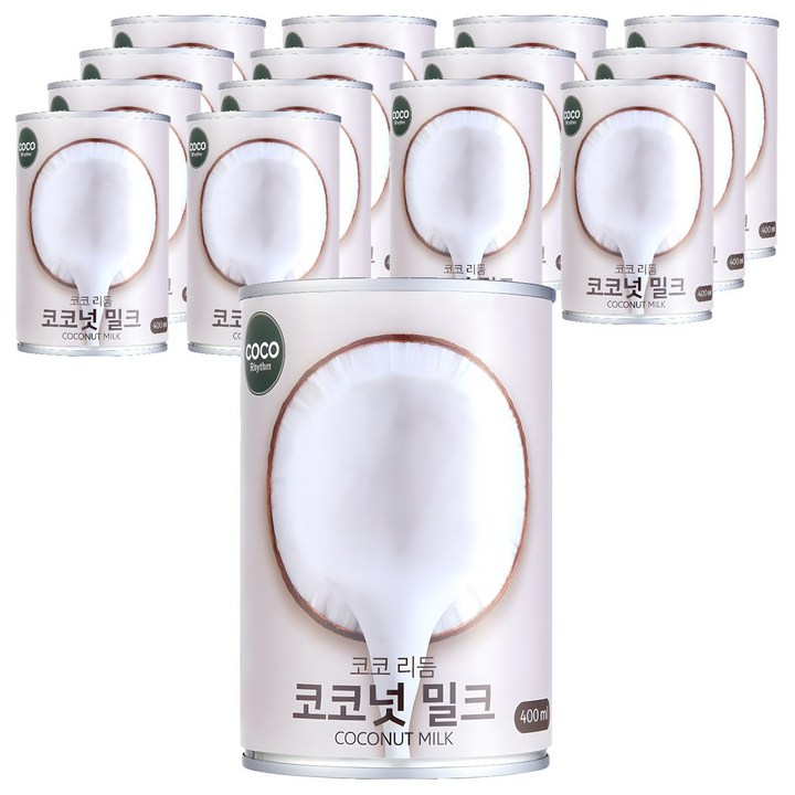 코코리듬 코코넛 밀크, 15개, 400ml