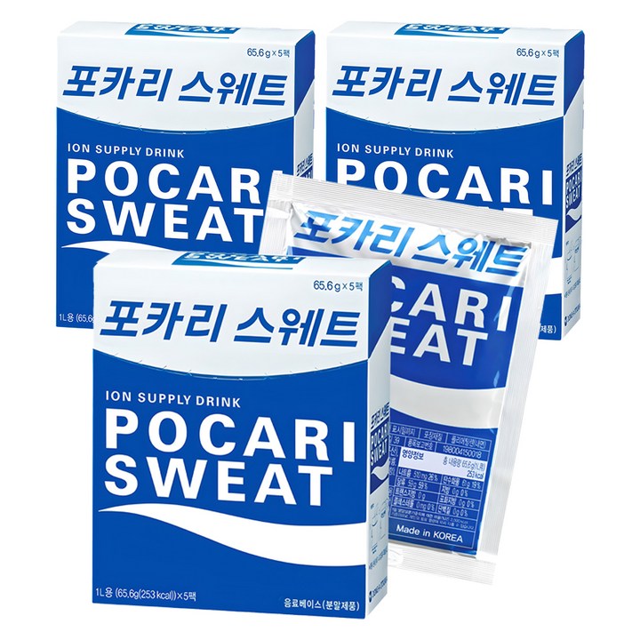 포카리스웨트 분말, 15개