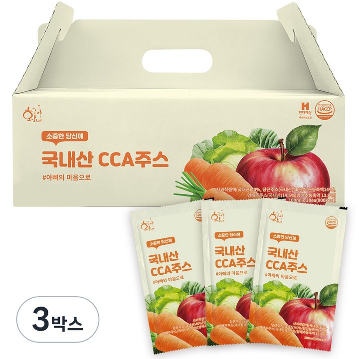 황금이네 국내산 CCA주스, 100ml, 90개