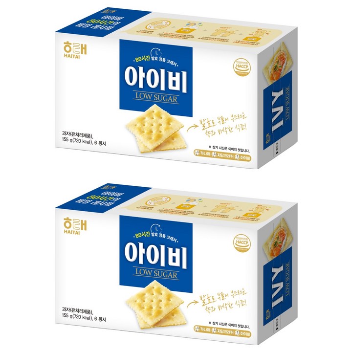 해태제과 아이비, 155g, 2개
