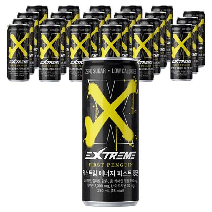 익스트림 에너지 퍼스트 펭귄, 250ml, 24개