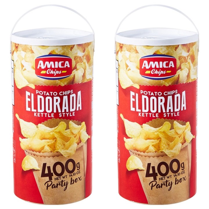 아미카칩스 엘도라다 포테이토칩, 400g, 2개